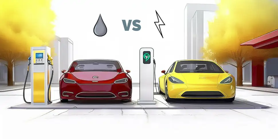 coche eléctrico vs combustión